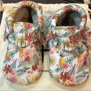 Freshly Picked Tropical Printed Moccasins NWOT